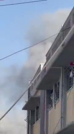 Israeli airstrike targeted the Abu Helou East School in the Bureij refugee camp in the central Gaza Strip a short while ago.