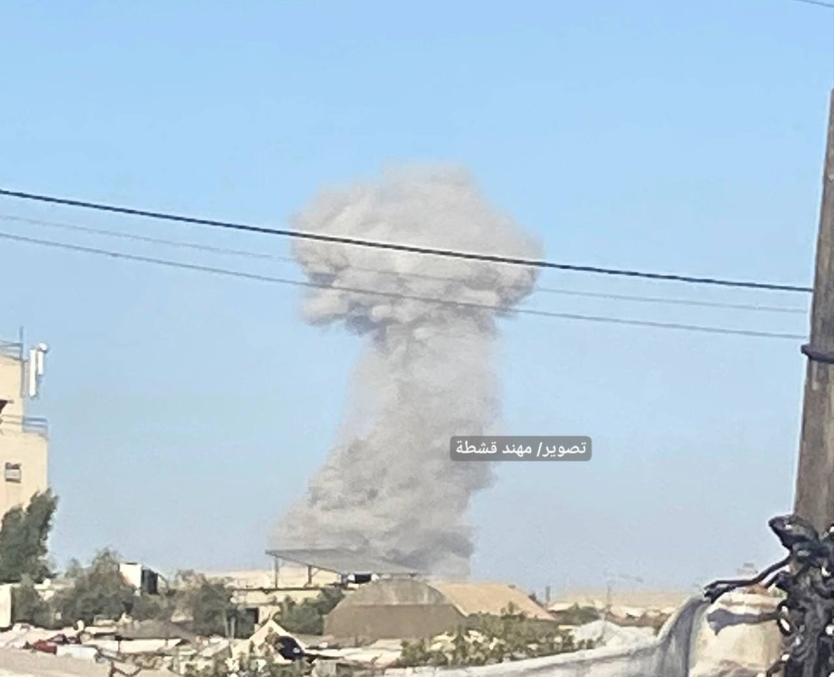 An airstrike targeted central Khan Yunis, south of the Gaza Strip.