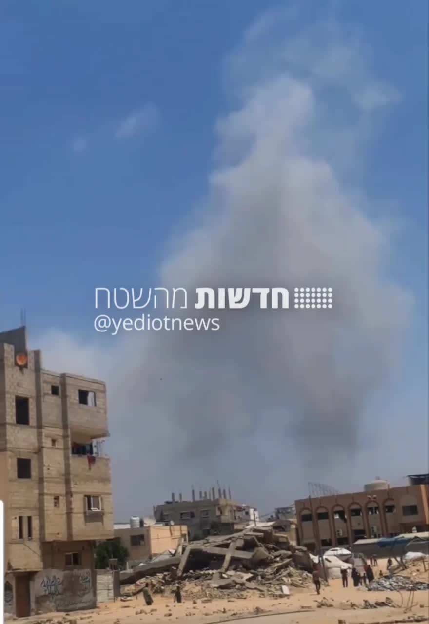 Palestinian reports of attacks in Khan Yunis