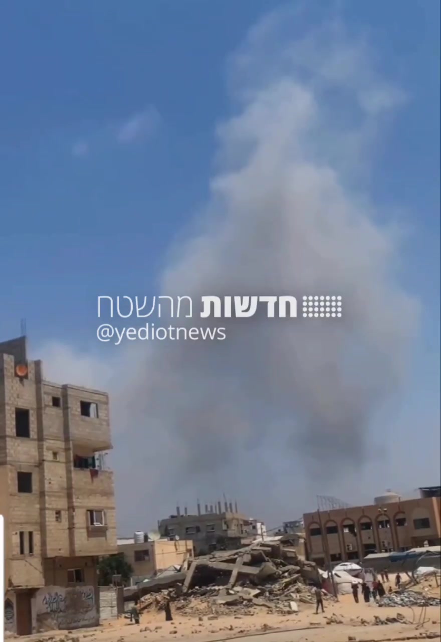 Palestinian reports of attacks in Khan Yunis