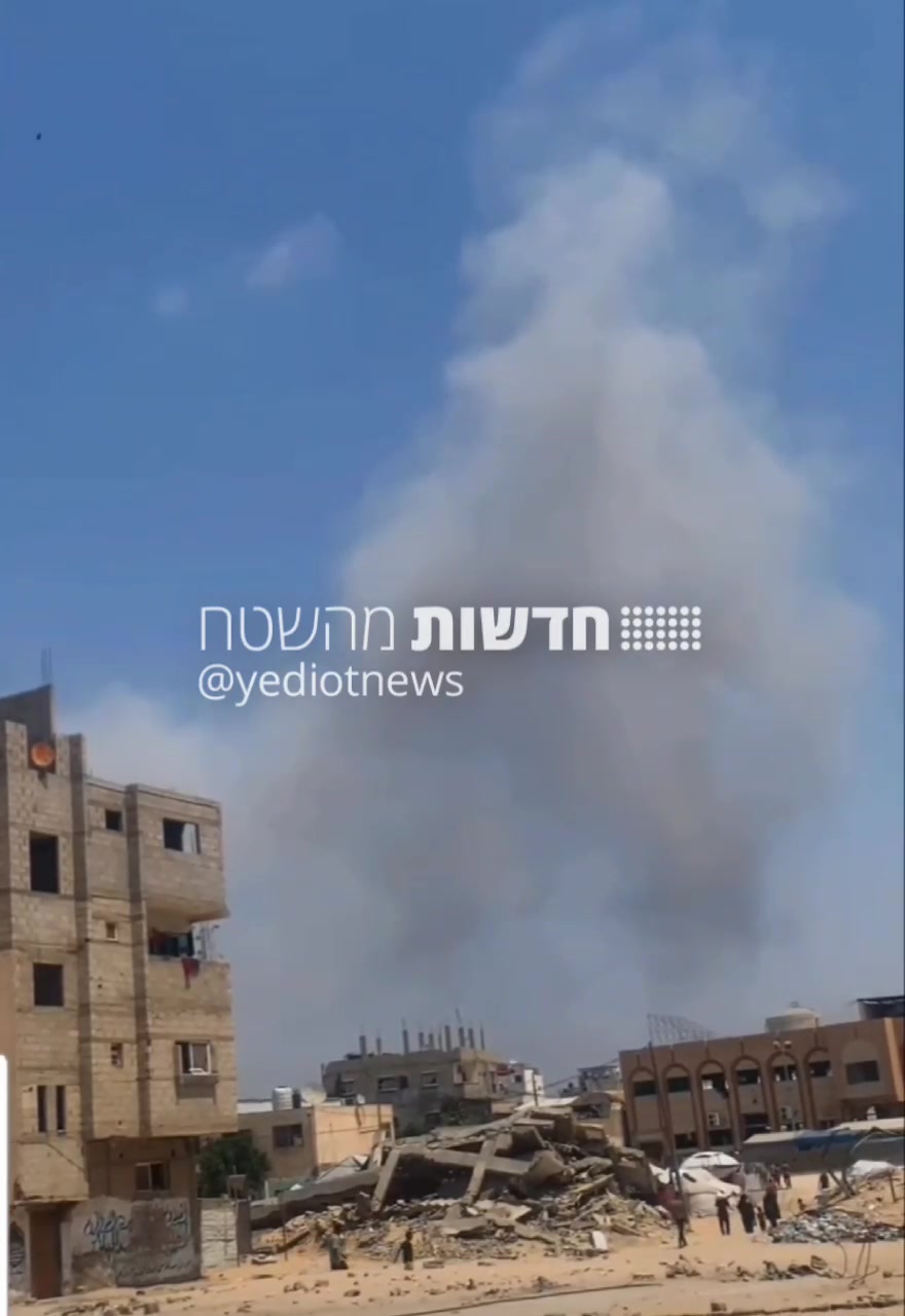 Palestinian reports of attacks in Khan Yunis