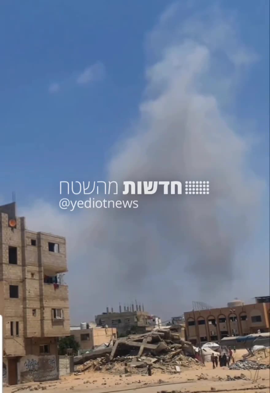 Palestinian reports of attacks in Khan Yunis