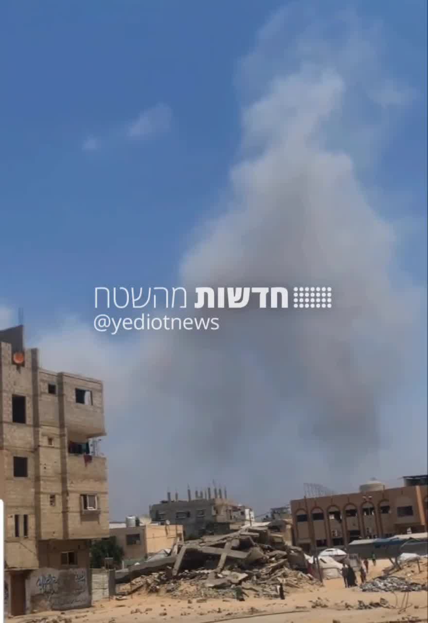 Palestinian reports of attacks in Khan Yunis