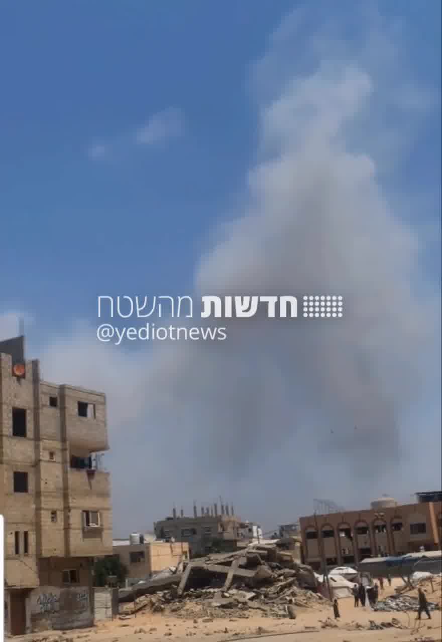 Palestinian reports of attacks in Khan Yunis