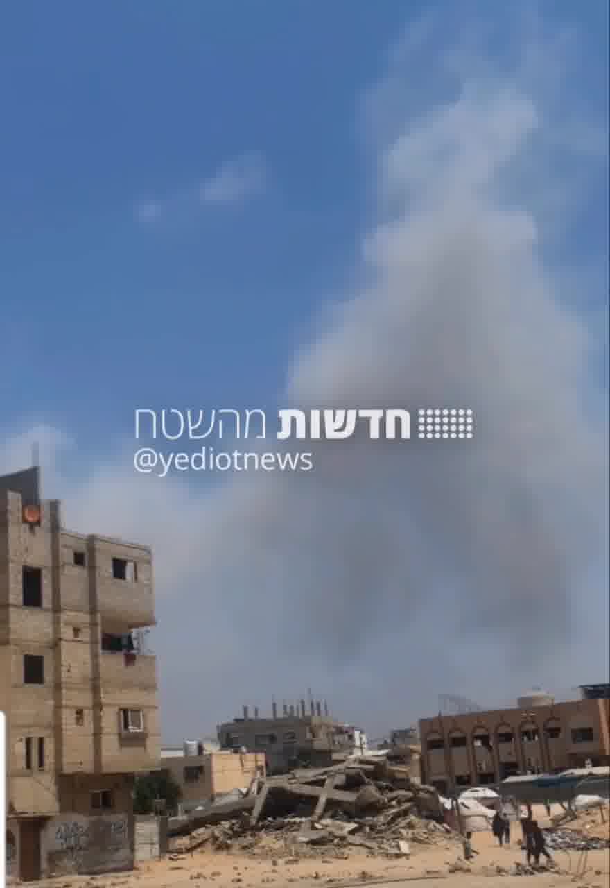 Palestinian reports of attacks in Khan Yunis