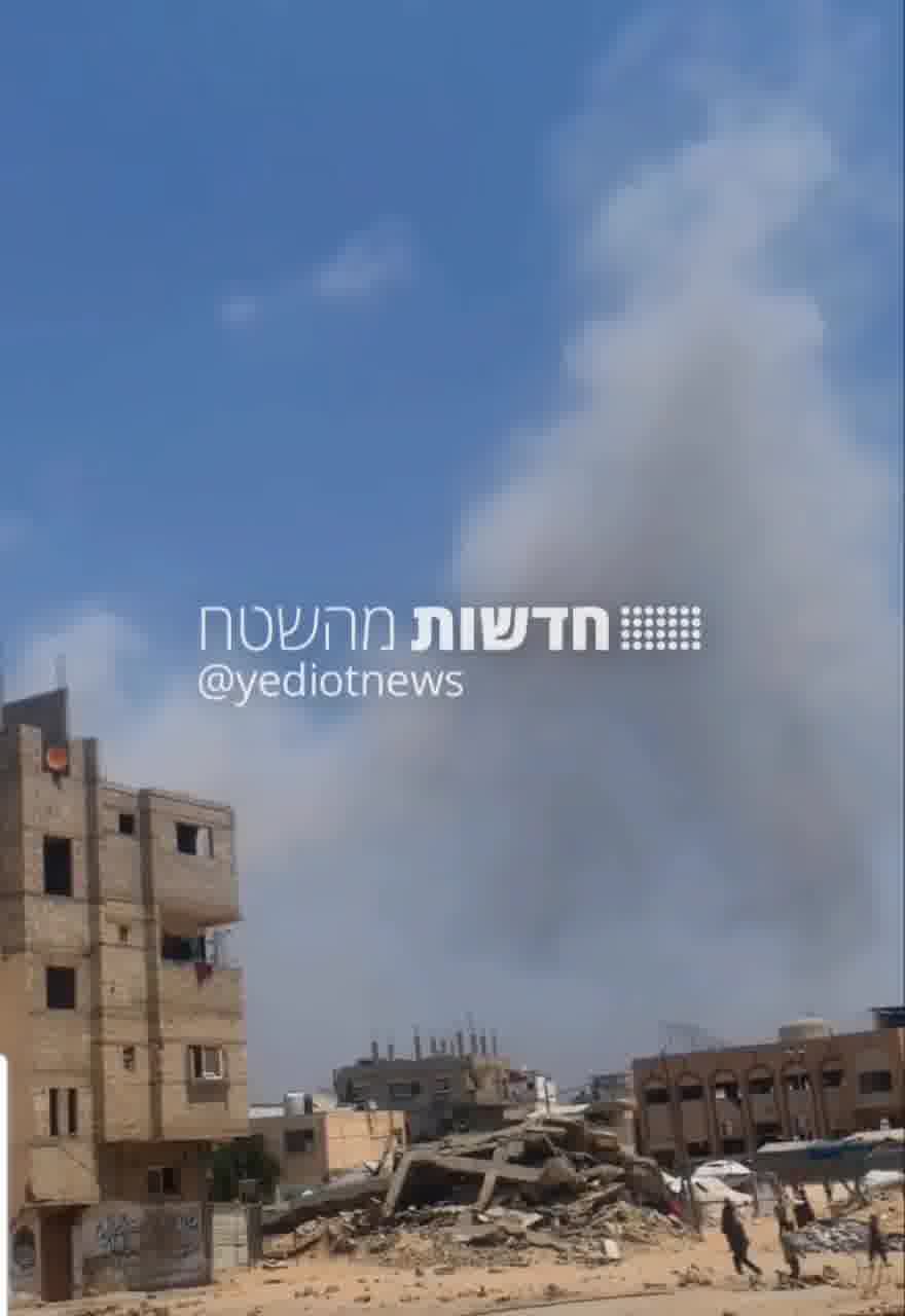 Palestinian reports of attacks in Khan Yunis