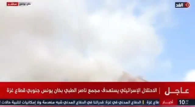 Israel bombs civil defense teams as they try to retrieve the body of journalist Hossam Al-Masri, killed in an Israeli strike on Nasser Hospital