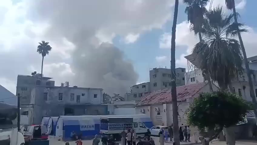 Part of the bombing and destruction of residential buildings in Al-Zeitoun, east of Gaza City.