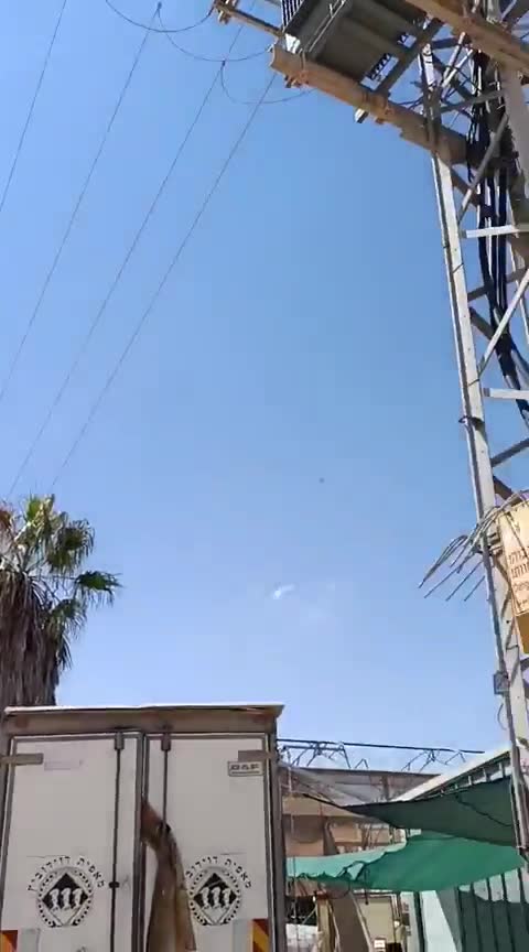 Footage from the moment of the interception: A combat helicopter intercepted one of the drones launched from Yemen