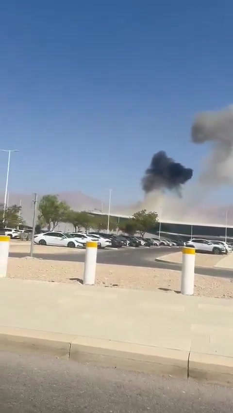 Reports of a Houthi UAV strike at Ramon Airport near Eilat, Israel 