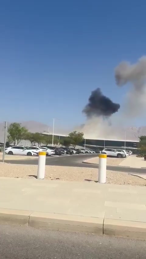 Reports of a Houthi UAV strike at Ramon Airport near Eilat, Israel 