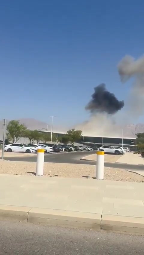 Reports of a Houthi UAV strike at Ramon Airport near Eilat, Israel 