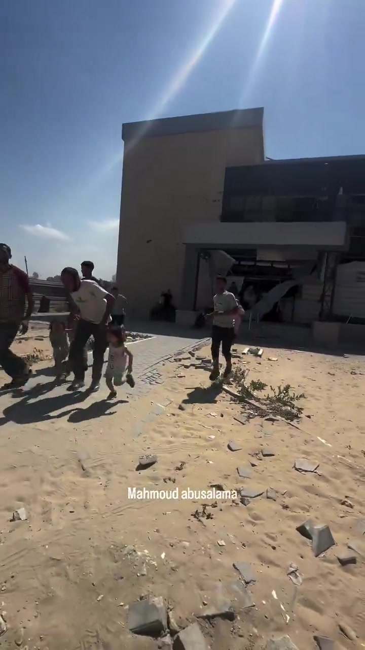 Several killed and injured after Israeli airstrikes targeted displaced civilians near Al-Wafa Elderly Care Hospital in Gaza City