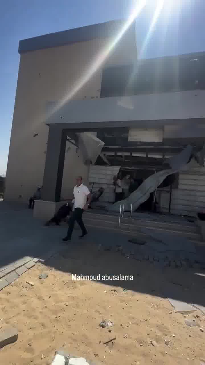 Several killed and injured after Israeli airstrikes targeted displaced civilians near Al-Wafa Elderly Care Hospital in Gaza City