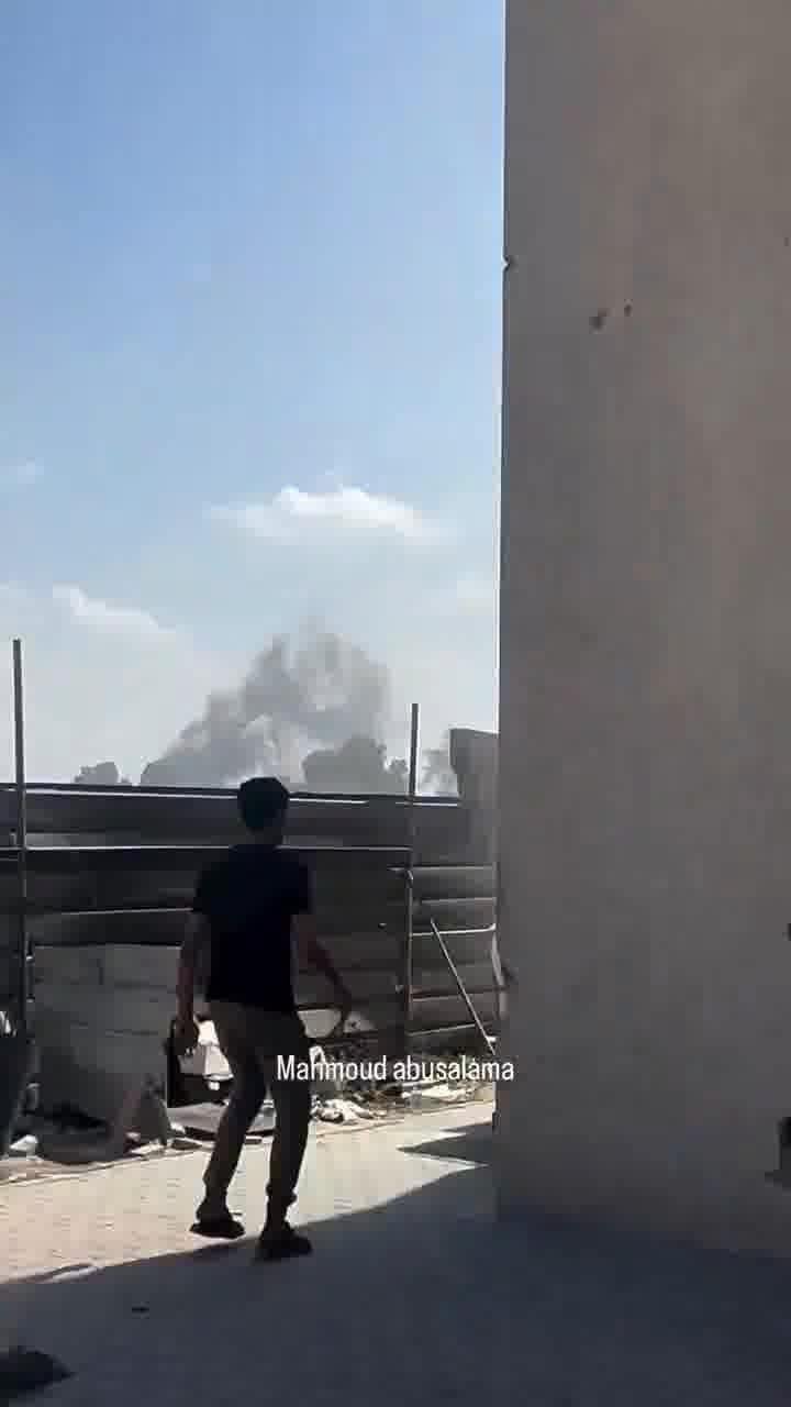 Several killed and injured after Israeli airstrikes targeted displaced civilians near Al-Wafa Elderly Care Hospital in Gaza City