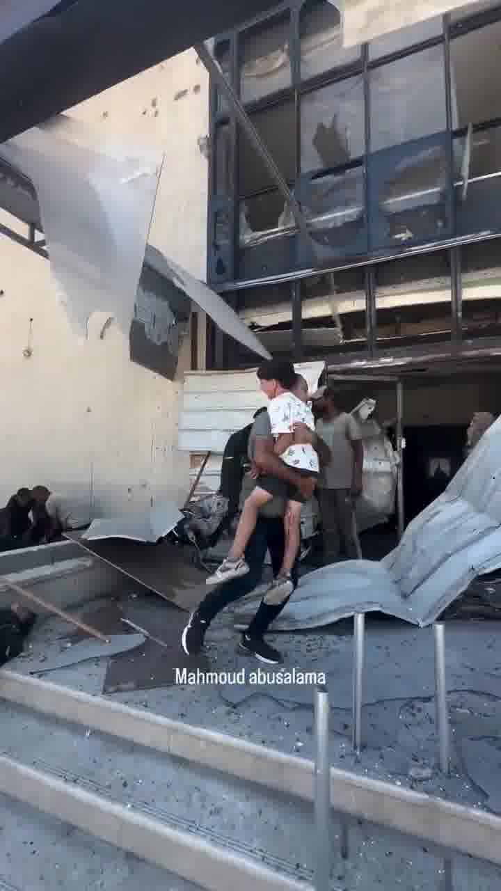 Several killed and injured after Israeli airstrikes targeted displaced civilians near Al-Wafa Elderly Care Hospital in Gaza City
