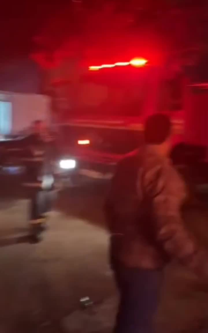 Scenes of settlers setting fire to the Al-Junaidi Nursery on the outskirts of the town of Deir Sharaf, northwest of Nablus.