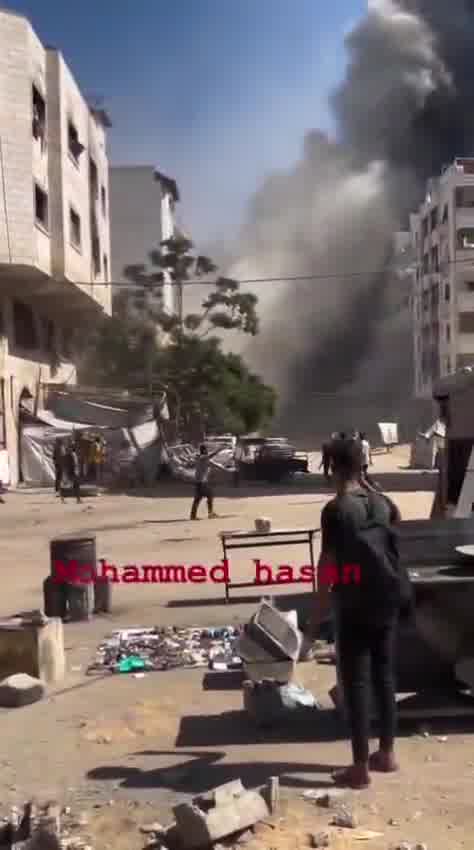 Following an evacuation warning, the Israeli army says it struck a high-rise tower in Gaza City that was being used by Hamas. According to the military, Hamas placed surveillance equipment in the building to track troop movements in the area, in order to advance attacks