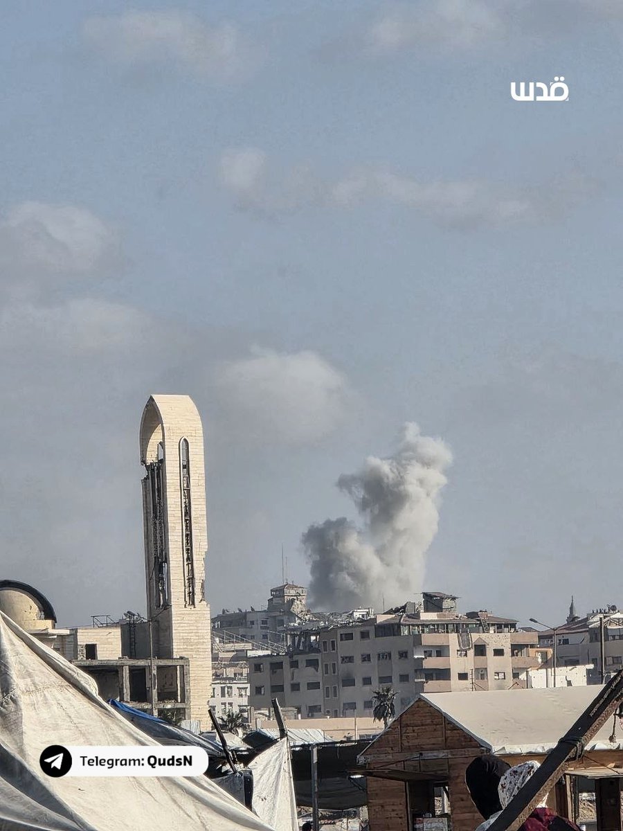 Air force launches raids on southern Gaza City.