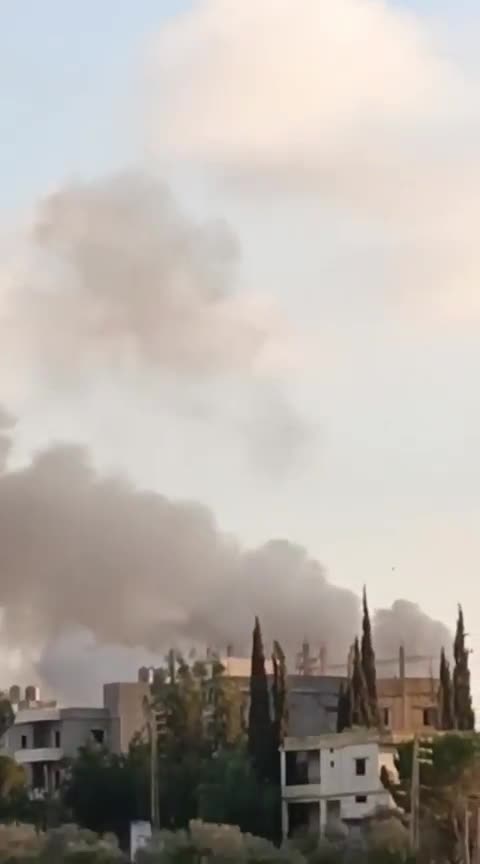 Scenes from the raid that targeted Kafr Tibnit