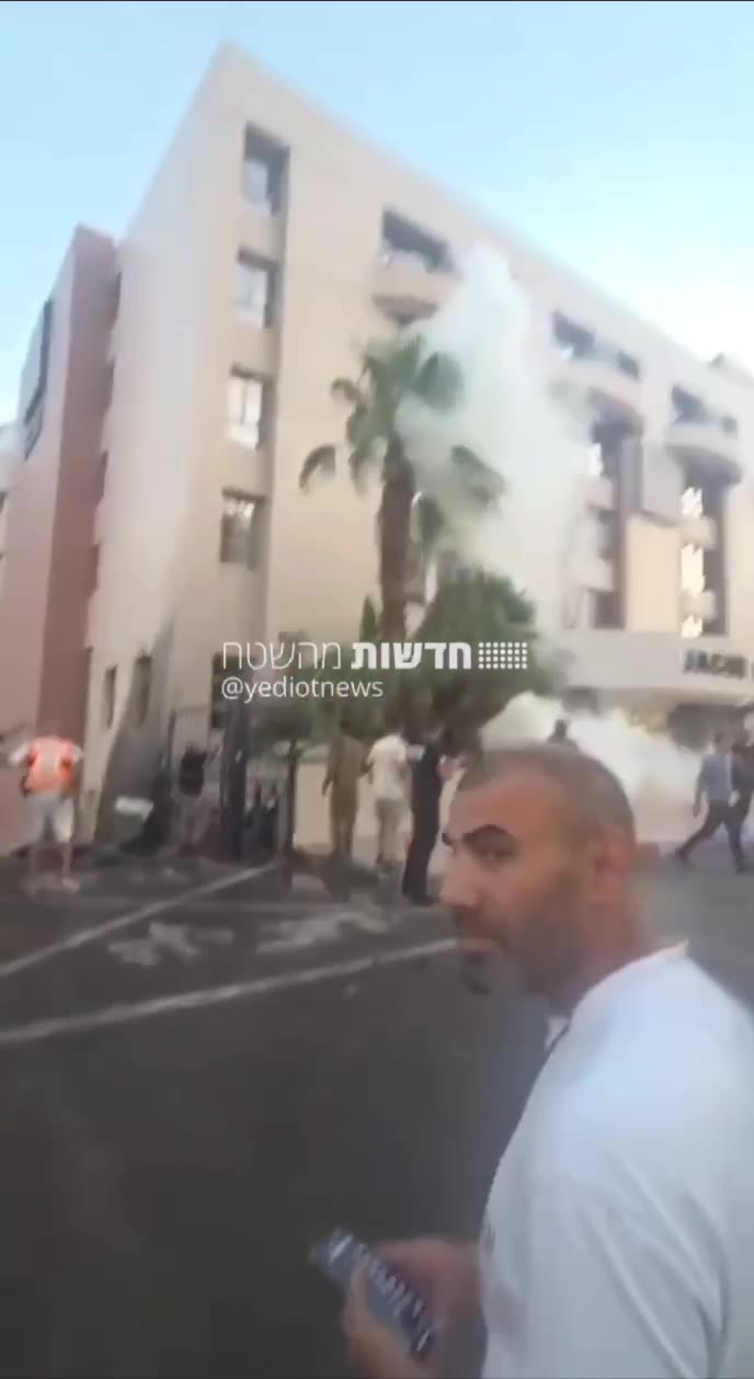 Report of a drone hitting a hotel in Eilat, no injuries known at this stage