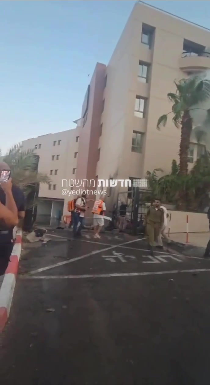 Report of a drone hitting a hotel in Eilat, no injuries known at this stage