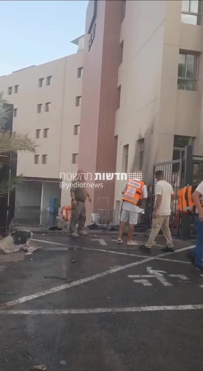 Report of a drone hitting a hotel in Eilat, no injuries known at this stage