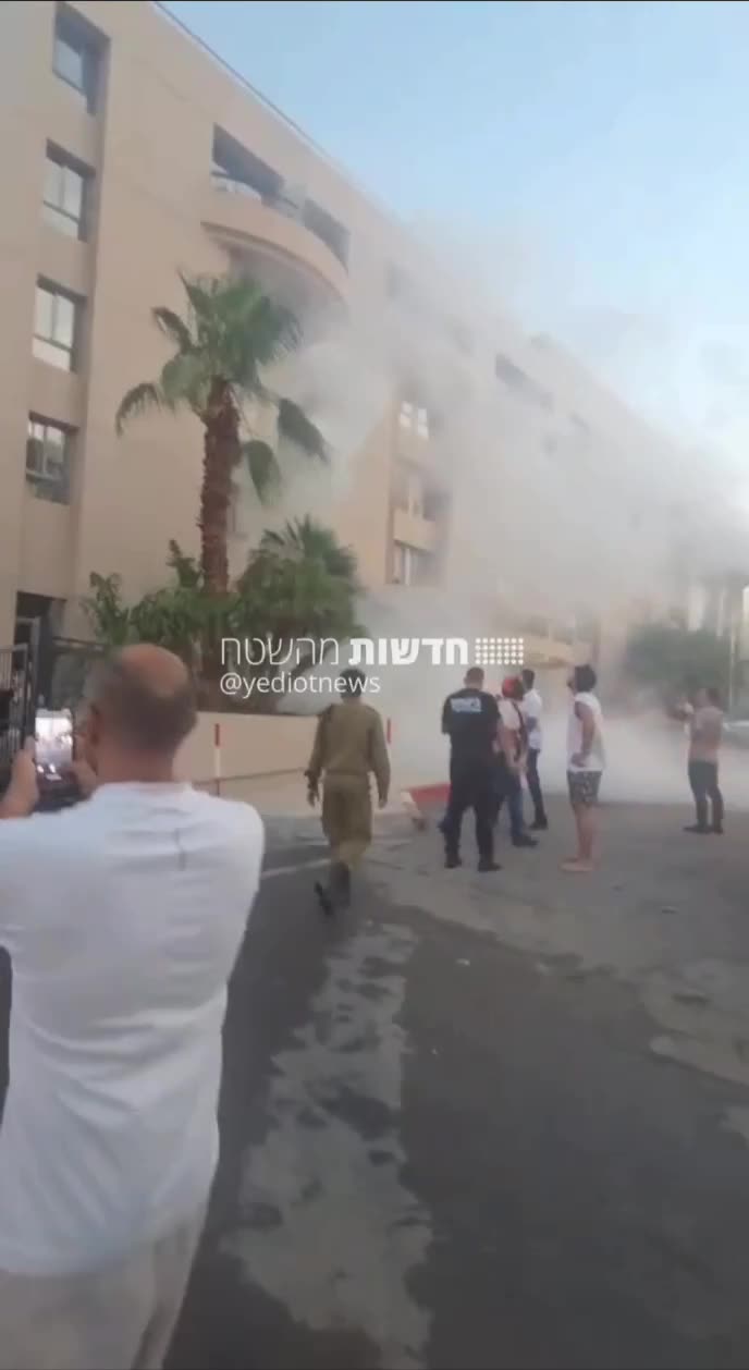 Report of a drone hitting a hotel in Eilat, no injuries known at this stage