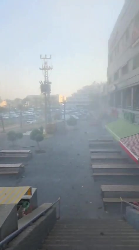 Footage shows the moment an explosive-laden drone, likely launched by the Houthis in Yemen, struck Eilat.Medics and security forces are responding to reports of an impact in Eilat after sirens warning of a drone infiltration sounded in the city