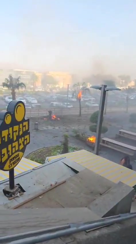 Footage shows the moment an explosive-laden drone, likely launched by the Houthis in Yemen, struck Eilat.Medics and security forces are responding to reports of an impact in Eilat after sirens warning of a drone infiltration sounded in the city