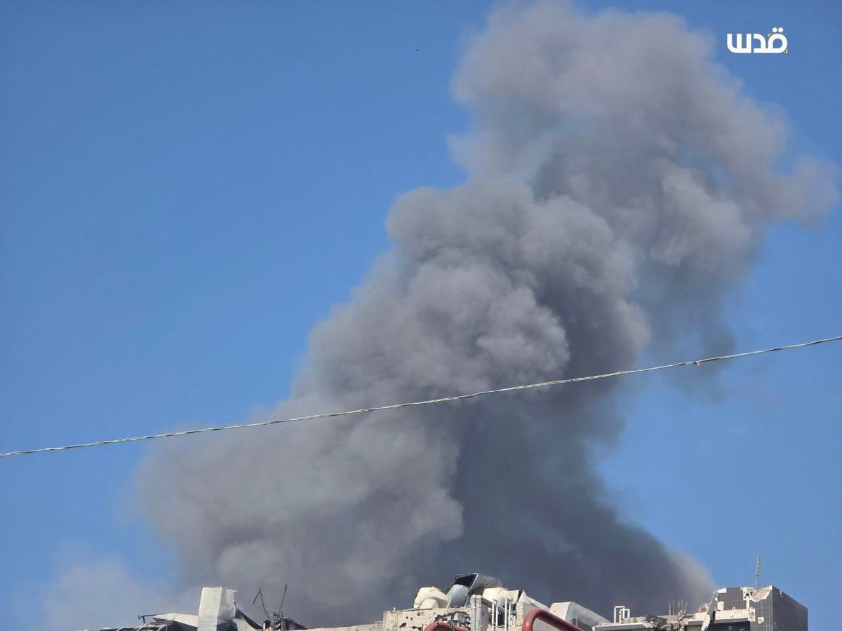 A series of airstrikes on the Shati camp west of Gaza City