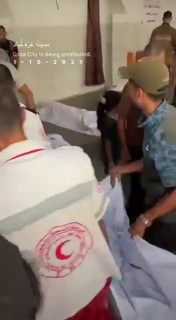 Video of non-stop airstrikes on Gaza City