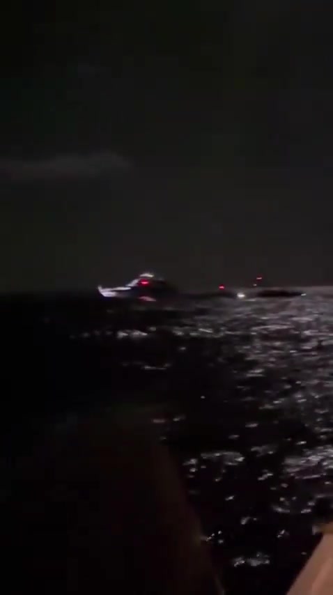 Footage of the Israeli army's seizure of the Steadfastness Flotilla heading to Gaza.