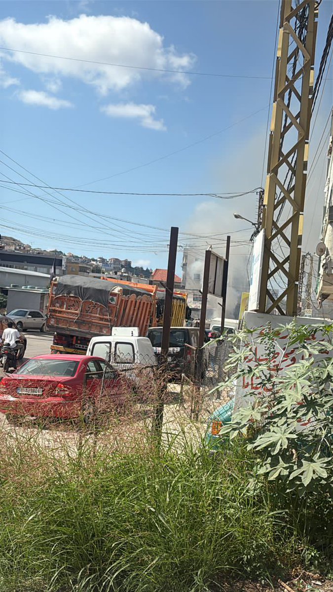 An Israeli drone strike targeted a car near a Total station on the Zebdine road.