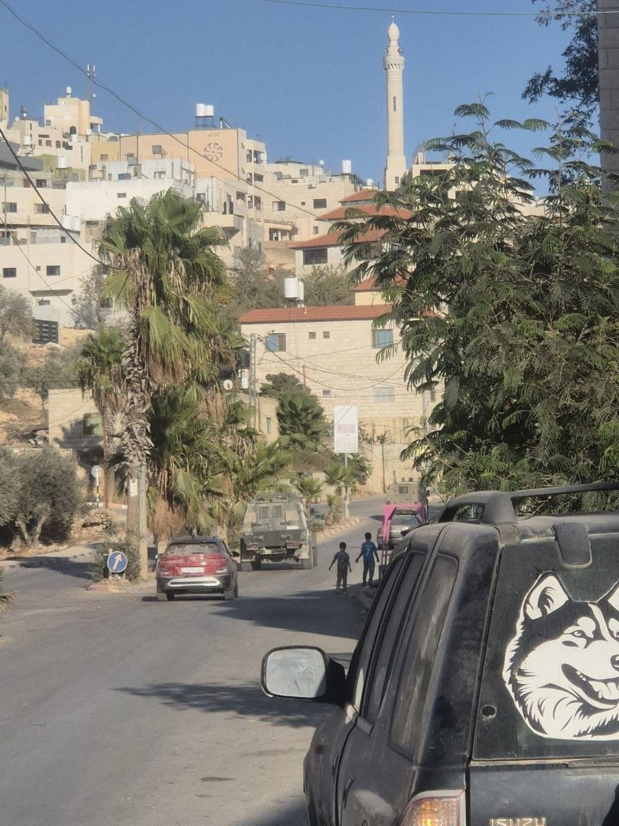 Israeli forces storm the town of Aqraba, south of Nablus