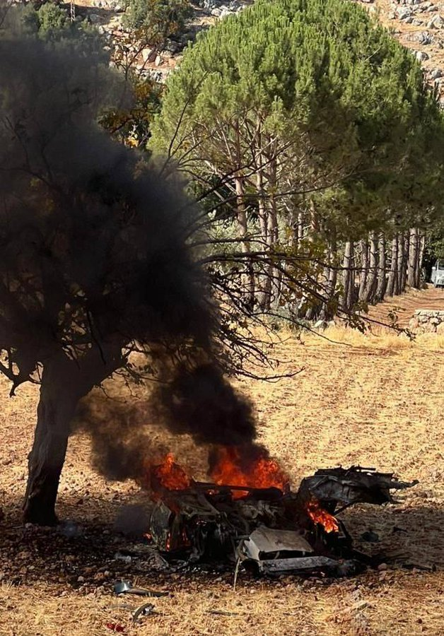 An Israeli drone strike killed two people in Rashaya al-Wadi, in the Rashaya district of the Bekaa Governorate, Lebanon.
