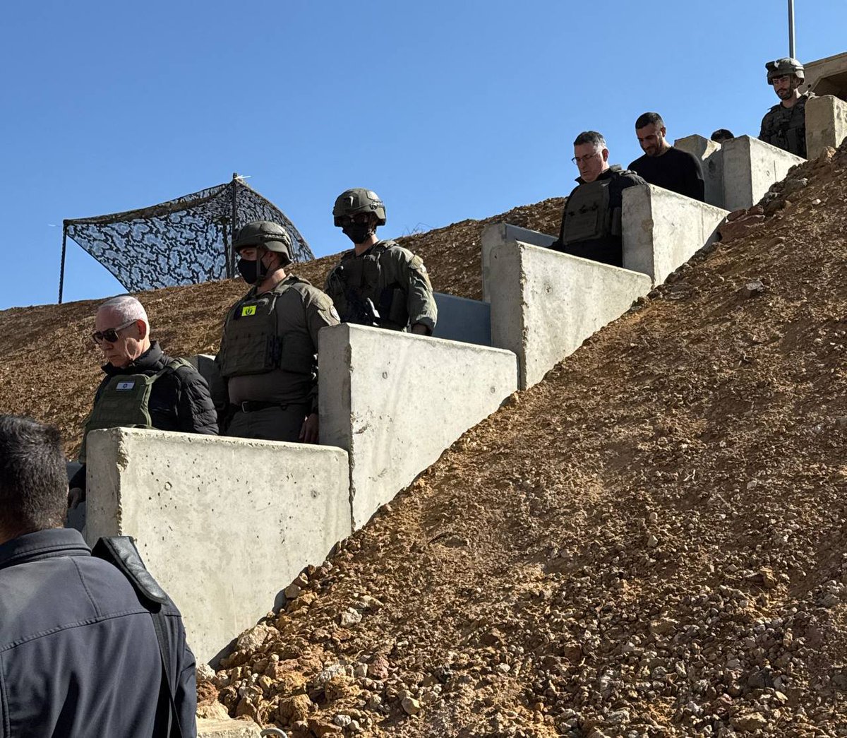 Netanyahu has visited the Israeli-occupied territory in southern Syria today