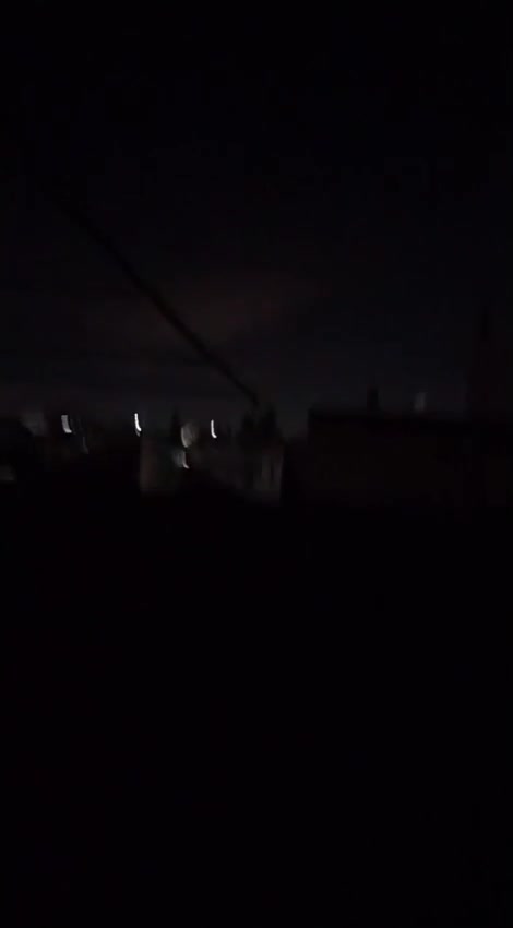 Ongoing clashes between Palestinian fighters and Israeli forces in the town of Silat al-Harithiya, west of Jenin in the northern West Bank.