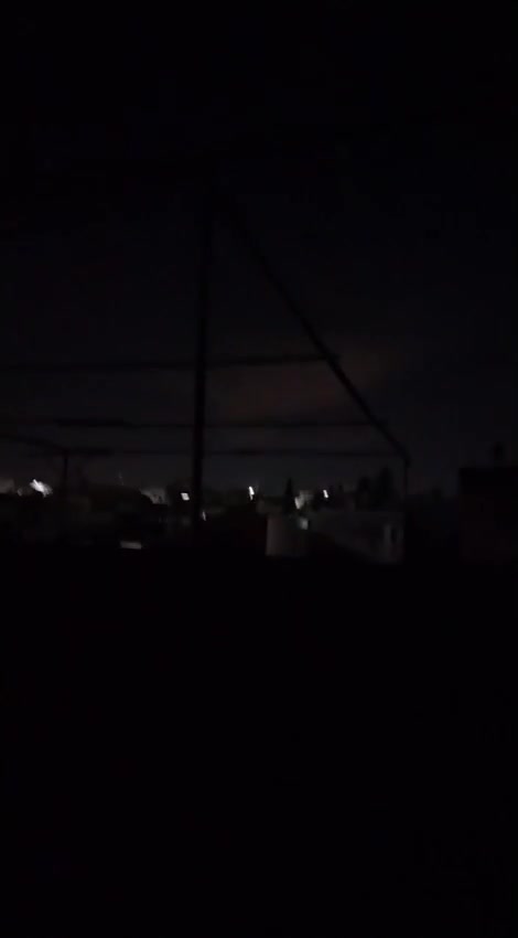 Ongoing clashes between Palestinian fighters and Israeli forces in the town of Silat al-Harithiya, west of Jenin in the northern West Bank.