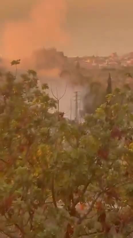 The airstrike  targeted the Jadra-Siblin road in the Iqlim al-Kharroub region.