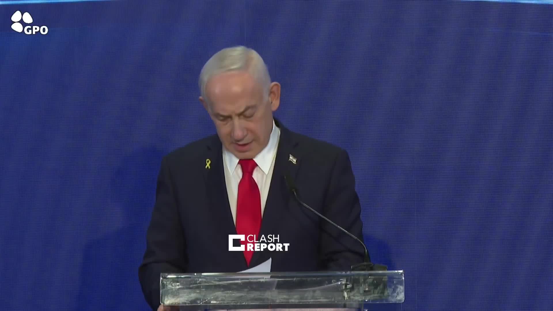 نتنياهو خلال مؤتمر صحفي مشترك مع الزعيمين اليوناني والقبرصي: لأولئك الذين يتوهمون قدرتهم على إعادة بناء إمبراطورياتهم وسيطرتهم على أراضينا، أقول: انسوا الأمر. لن يحدث ذلك. لا تفكروا فيه حتى.