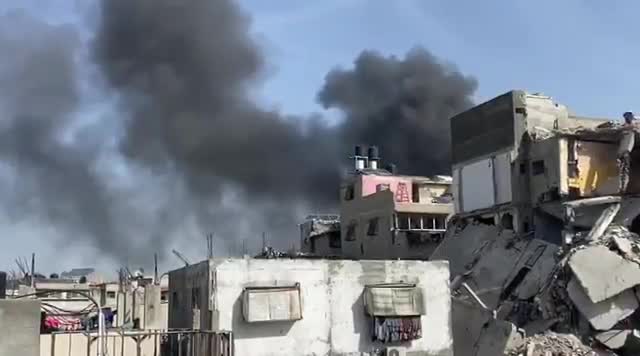 After setting Haifa Medical Center on fire earlier today east of Gaza, the Israeli army has now struck the Jabalia Camp UNRWA clinic with two reconnaissance missiles, with reports of injuries at the site