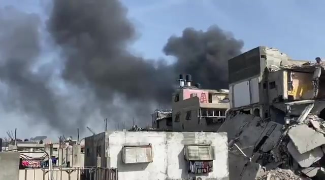 After setting Haifa Medical Center on fire earlier today east of Gaza, the Israeli army has now struck the Jabalia Camp UNRWA clinic with two reconnaissance missiles, with reports of injuries at the site