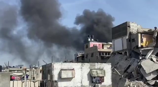After setting Haifa Medical Center on fire earlier today east of Gaza, the Israeli army has now struck the Jabalia Camp UNRWA clinic with two reconnaissance missiles, with reports of injuries at the site