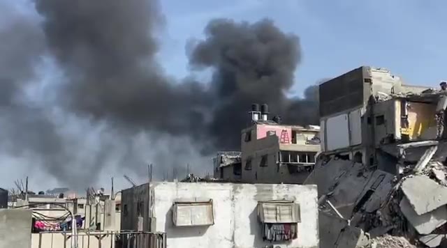 After setting Haifa Medical Center on fire earlier today east of Gaza, the Israeli army has now struck the Jabalia Camp UNRWA clinic with two reconnaissance missiles, with reports of injuries at the site