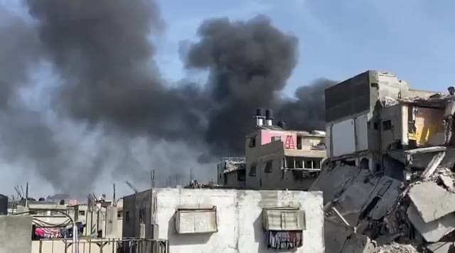 After setting Haifa Medical Center on fire earlier today east of Gaza, the Israeli army has now struck the Jabalia Camp UNRWA clinic with two reconnaissance missiles, with reports of injuries at the site