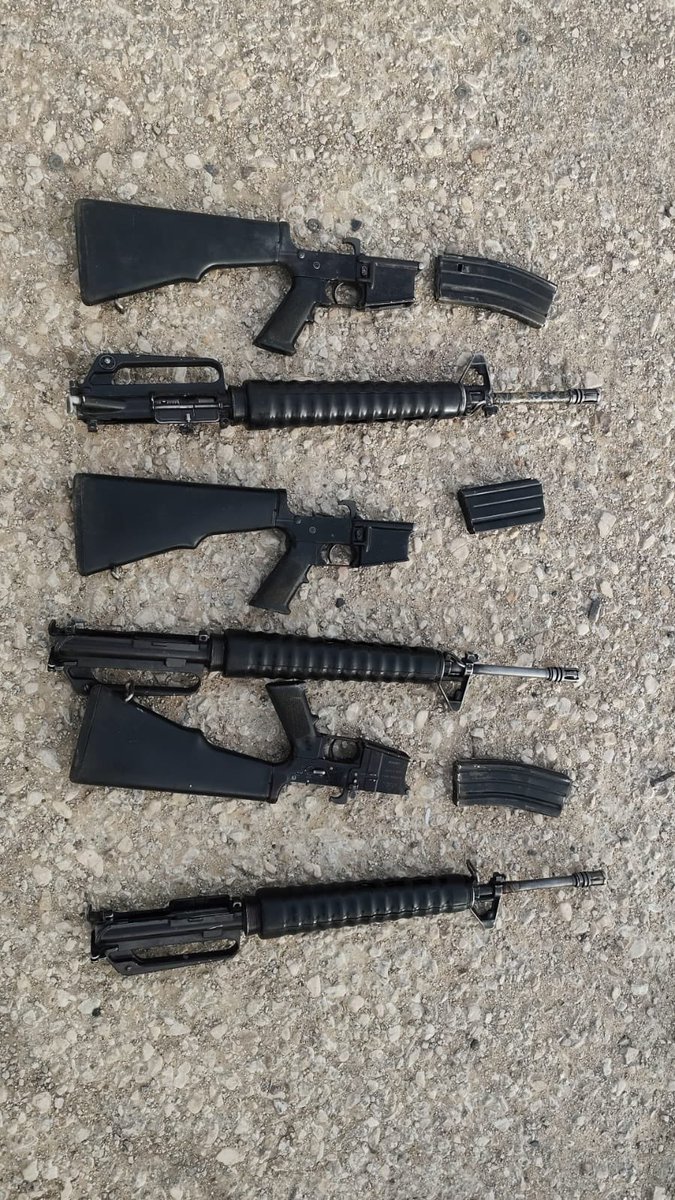 Israeli army :Israeli army troops identified a drone that crossed into Israeli territory from the west in an attempt to smuggle weapons. Following identification, Israeli army troops intercepted and located the drone, carrying three M-16 rifles, which were transferred to security forces for further processing