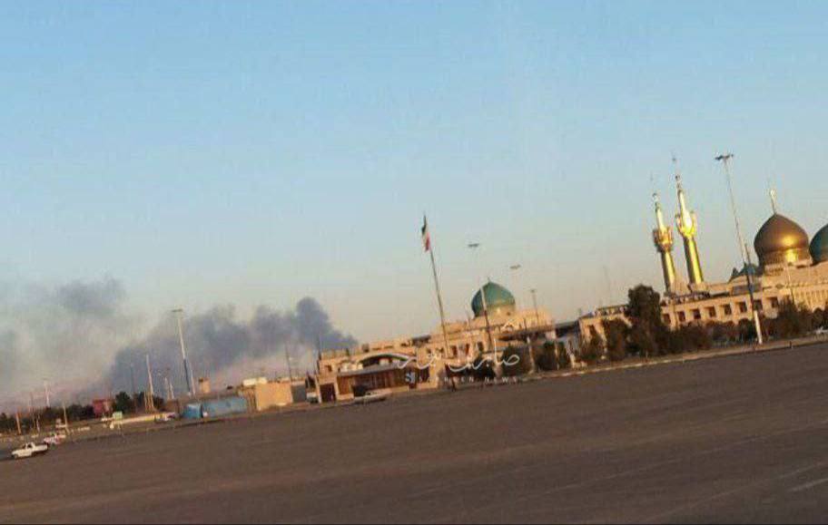 Smoke is rising in Qom