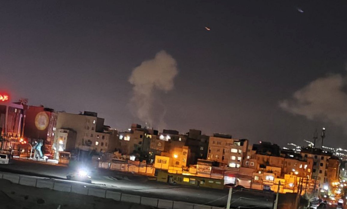 Airstrikes in Western Tehran, Tehran Province, Iran