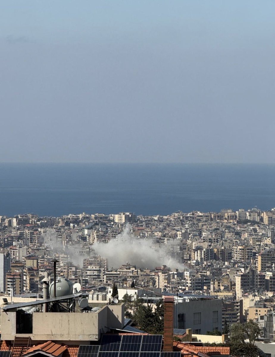 Israeli airstrikes in Dahiyeh just now